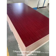 cheap price high quality furniture board red rose wood color 16mm MELAMINE MDF BOARD